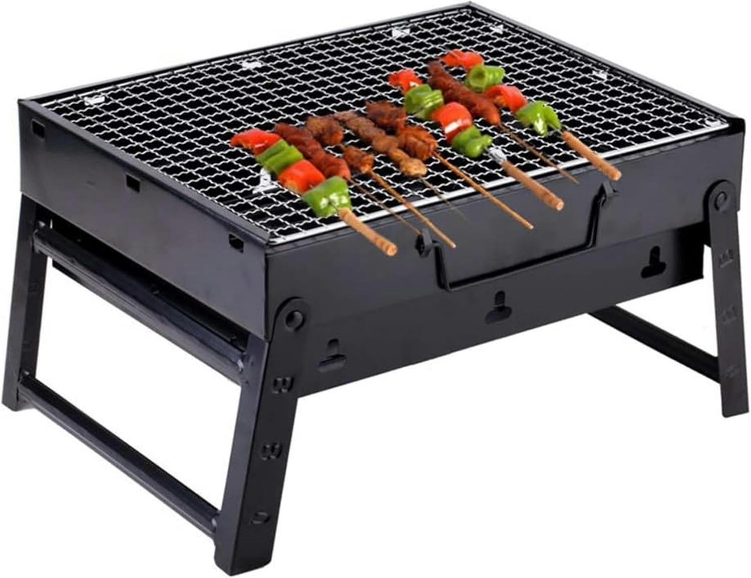 BBQ Outdoor Portable 430 Stainless Steel Folding BBQ Charcoal s for Campaing Barbecue Oven