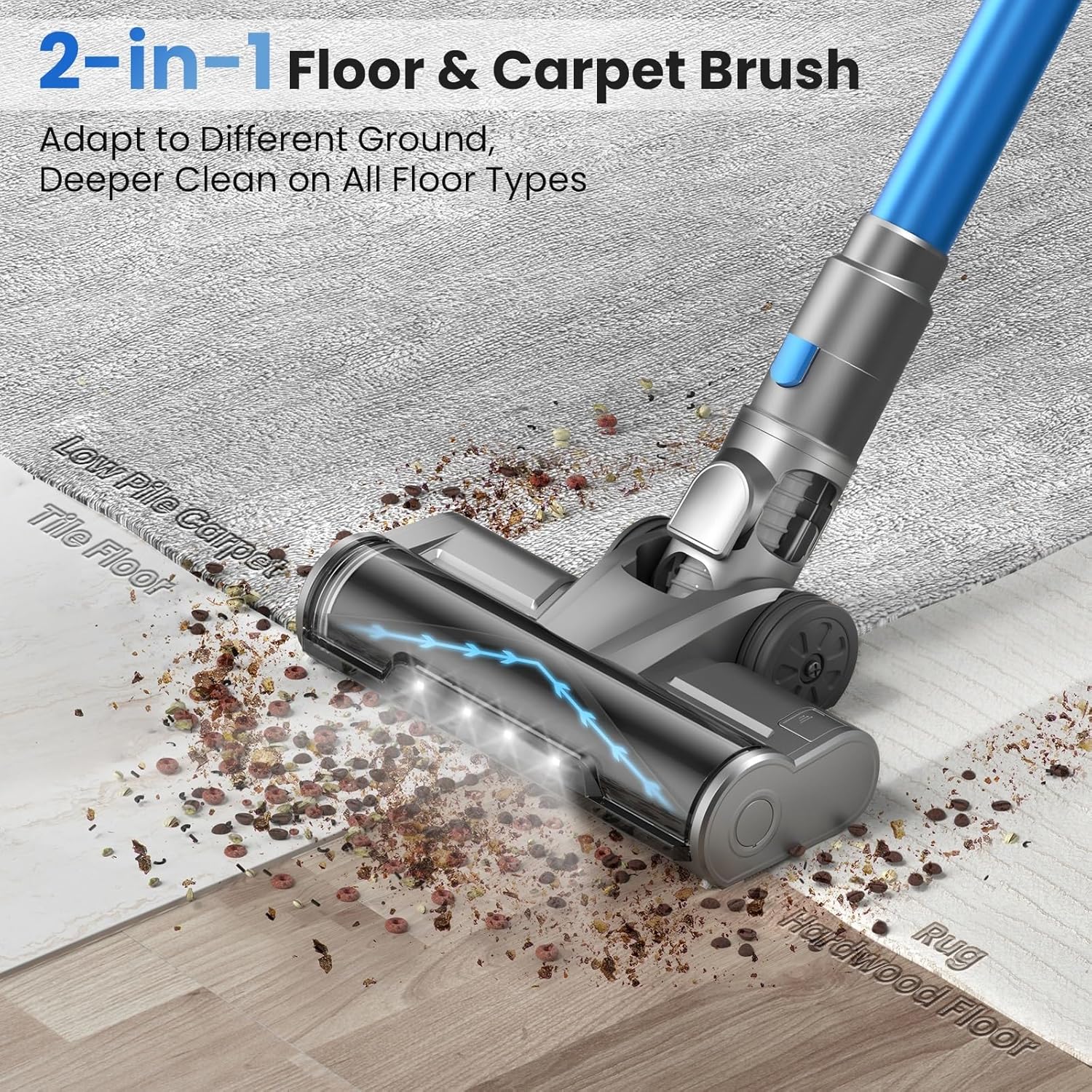 S9X Cordless Vacuum Cleaner | 45Kpa Suction & 55min Runtime | Compatible With INSE LED Display, 4 Suction Modes & Smart Adjustment