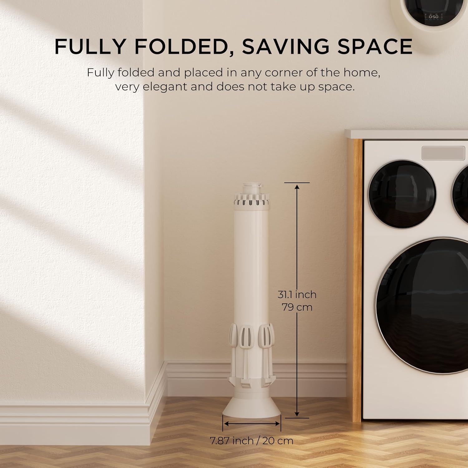 Clothes Drying Rack 4-Legged, Foldable Laundry Drying Racks with Anti-Slip Holes and 4 Pulleys, Shoe Dryer Rack, Outdoor Portable Drying Rack Clothing, Indoor Dry Rack for Clothes, Shoes, Towel