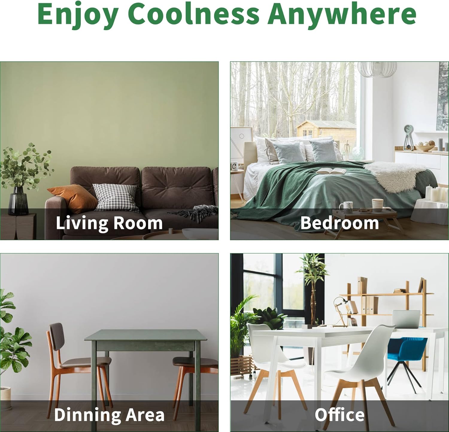 Uhome 12000 BTU Portable Air Conditioner with Heater up to 400 Sq. Ft, Ac Heater Combo Window Unit, Portable AC Unit with Dehumidifier & Fan, Cools & Heats,Remote Control and Window Kit Included,White