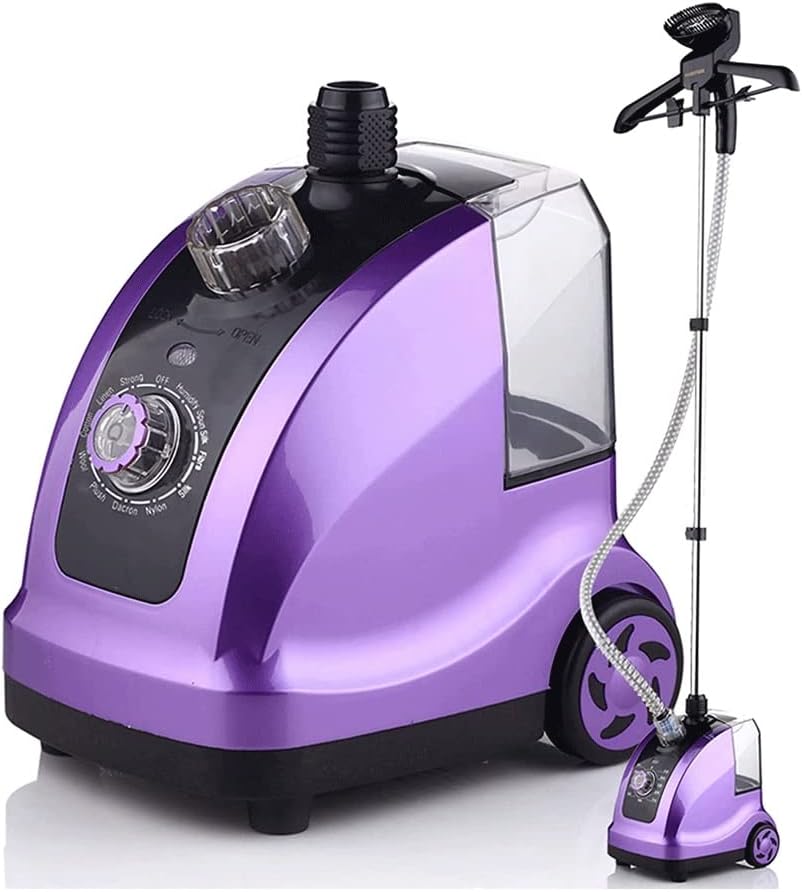 Clothes 2000W Vertical Garment Steamer Professional Heavy Duty Clothes Steamer for Commercial,Home Handheld Clothes Steam Iron with 1.8L Water Tank 35S Quick Wrinkle Removal