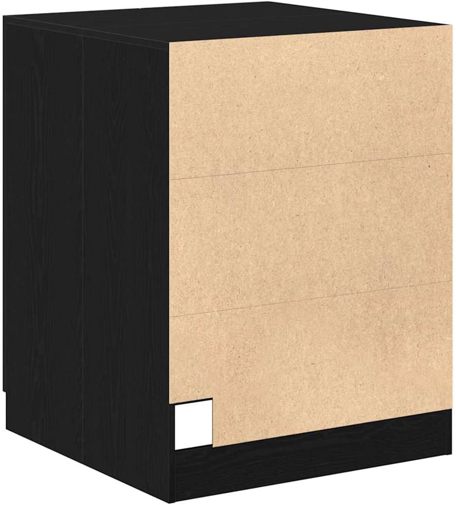 Washing Machine Cabinet Black Oak Engineered Wood,Home & Garden,Household Appliance Accessories,Laundry Appliance Accessories,Washer & Dryer Accessories