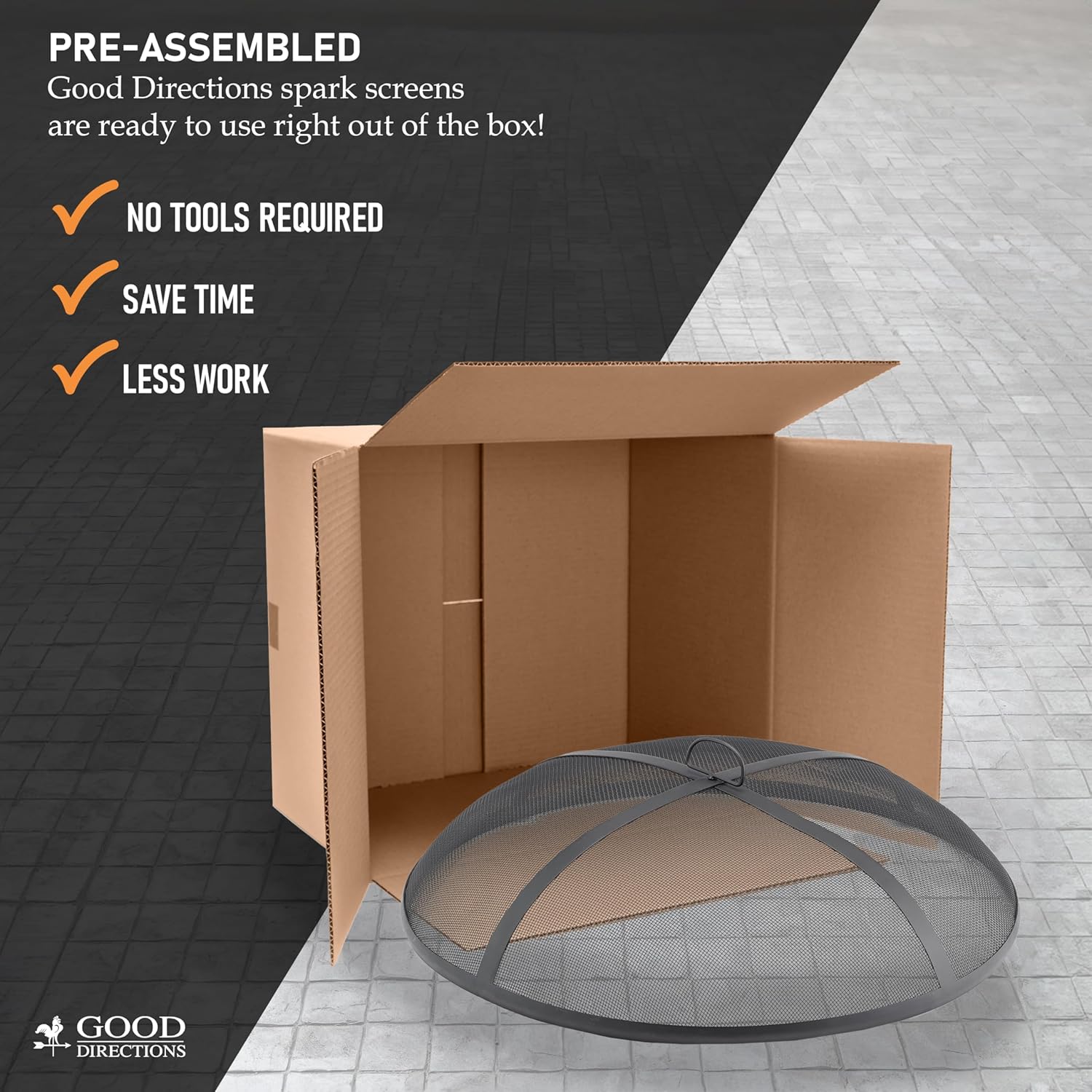 Good Directions Fire Pit Spark Screens, 40