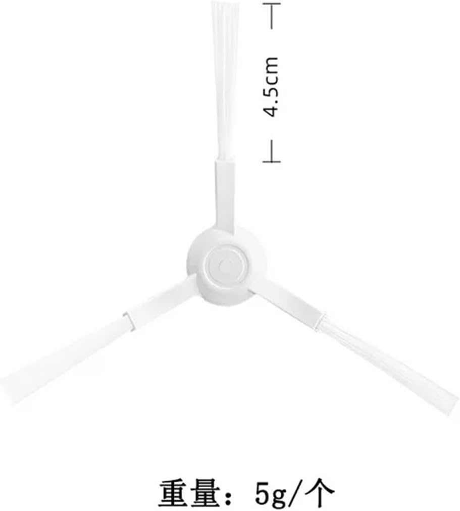 Compatible for Xiaomi Robot Vacuum E10 / E12 / B112 / C103 Roller Main Side Brush Hepa Filter Mop Cloths Spare Part Replacement Accessory(Medium)