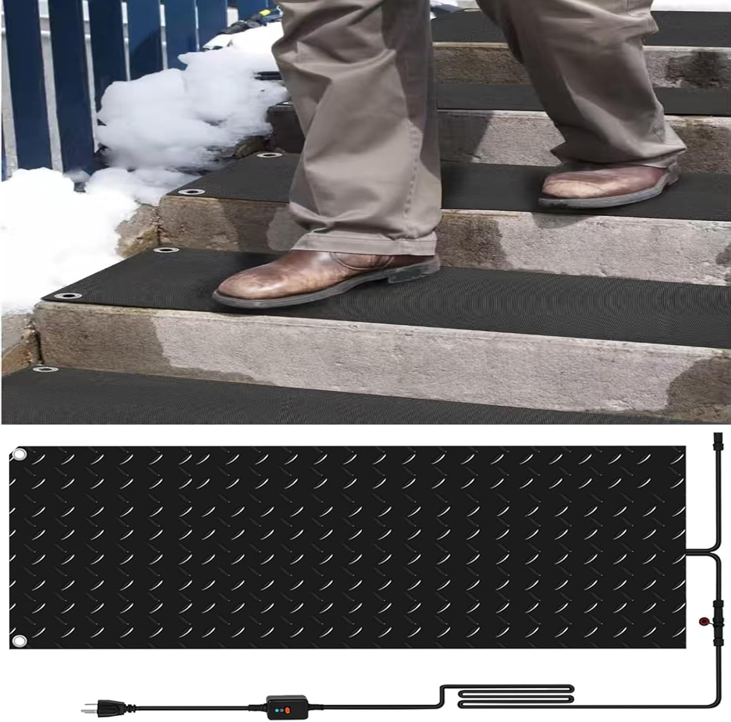 Snow-Melting Systems, roof and Valley heaters, Melting 2 inches of ice and Snow per Hour(60x400cm/23.6x158in)