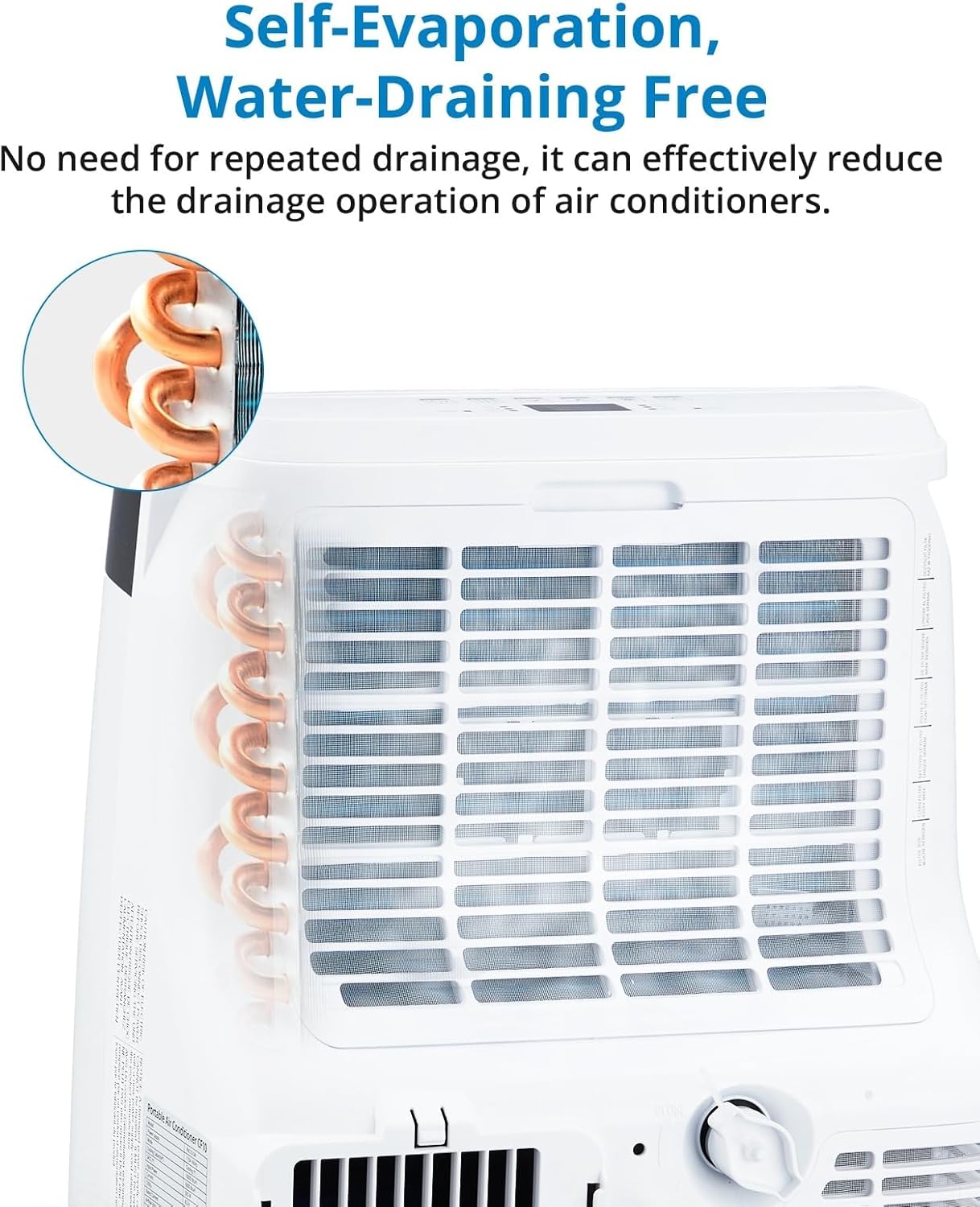 10000 BTU Portable Air Conditioner - 3-in-1 Cooling/Fan/Dehumidifier with Remote, Quiet Freestanding AC Unit | Cools Up to 450 sq.ft, Sleep Mode & 24H Timer