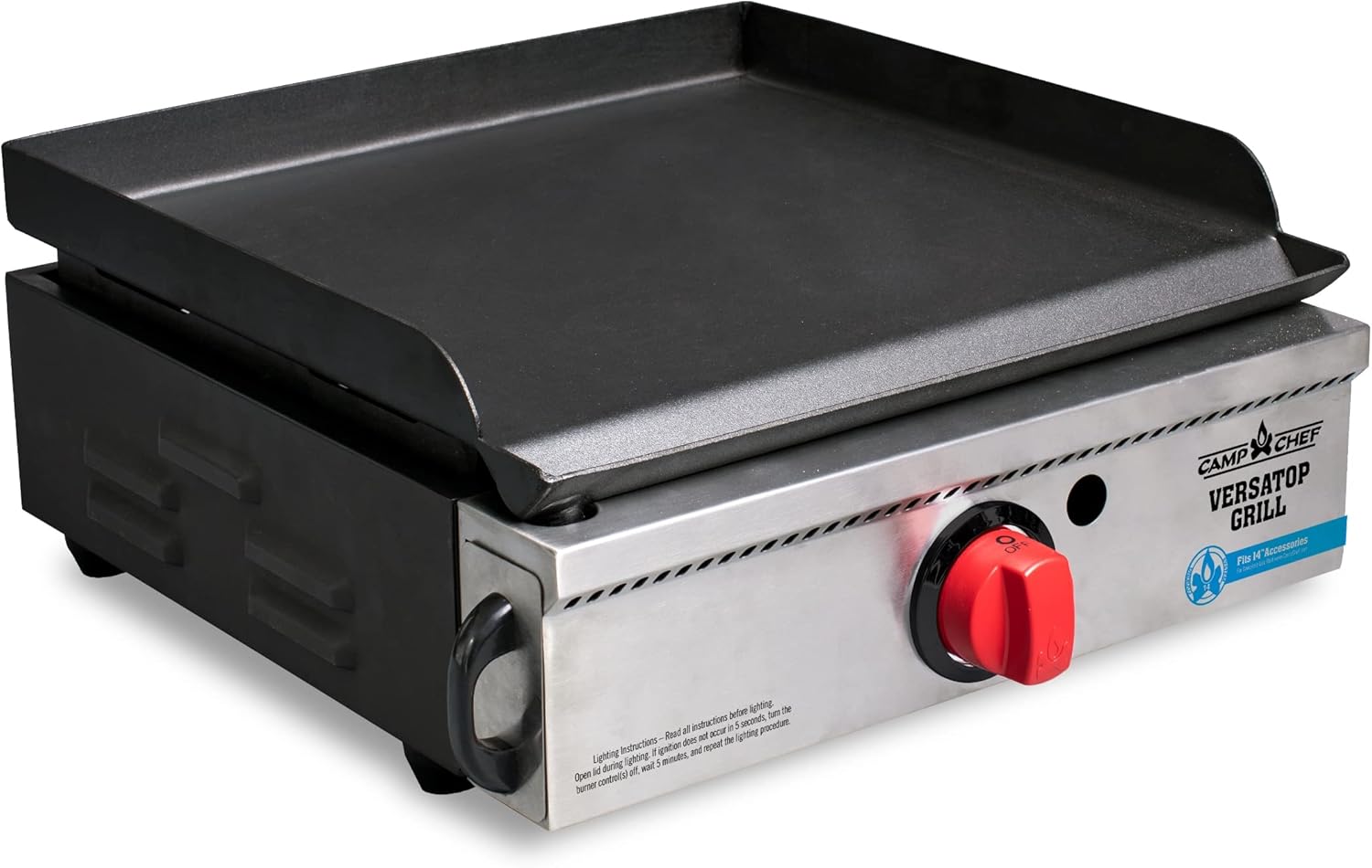Camp Chef Versatop Portable Flat Top Grill 250 and Griddle (FTG250) - Compatible 14