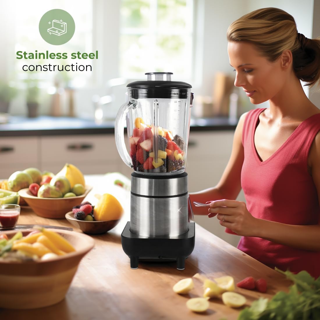 Koblenz Kitchen Magic Collection 1.75-Liter LKM-9510 RVI Professional Blender, One Size, Silver