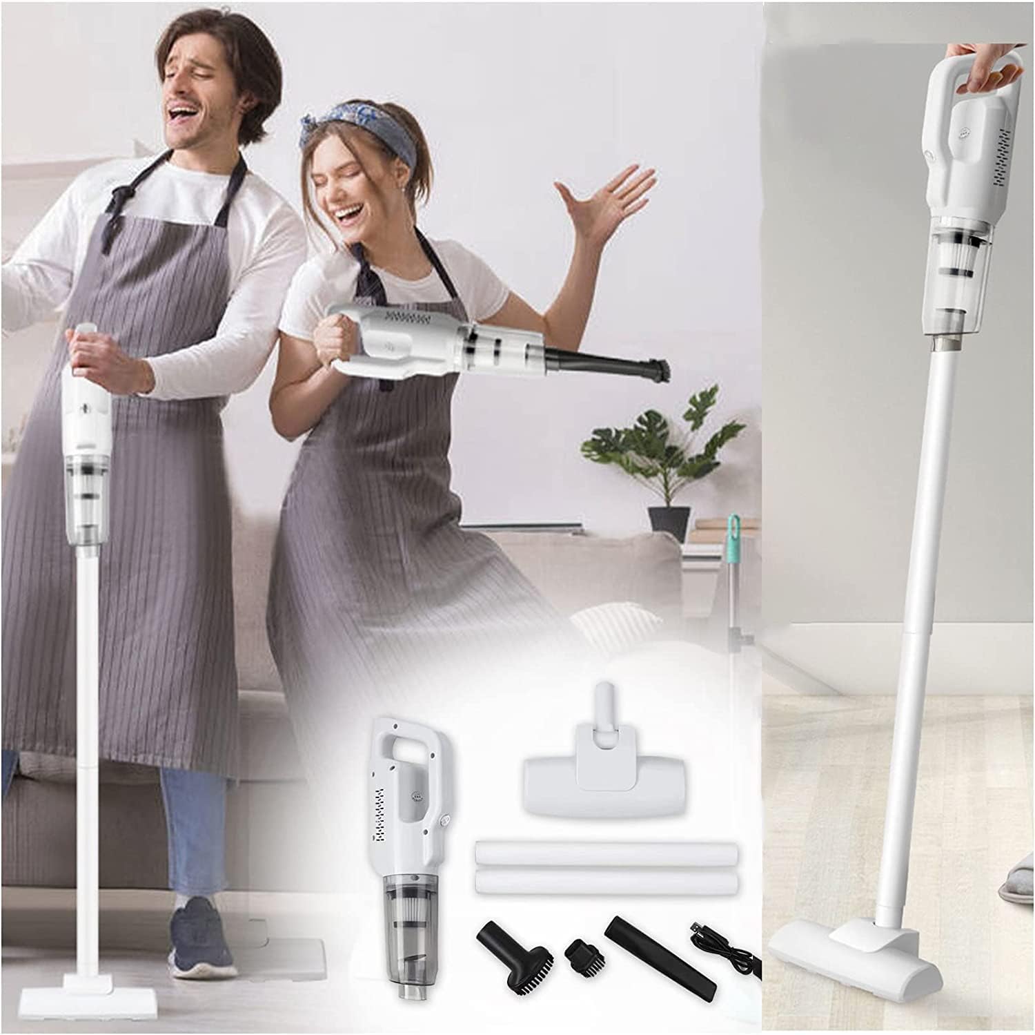 20000Pa Powerful Suction Cordless Vacuum Cleaner, 39.37