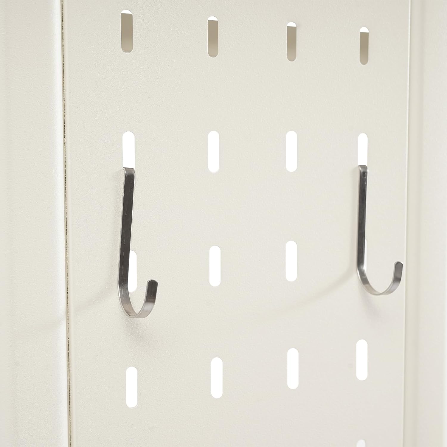 3 Tier Over The Washer and Dryer Storage Shelf, Height Adjustable Heavy Duty Laundry Room Organizer, Bathroom Storage Rack with Hook & Hanging Rod, Space Saving Standing Shelf (White)