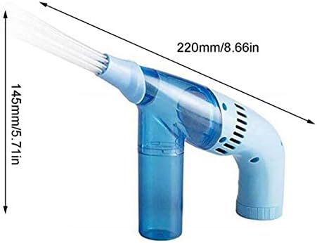 Portable Car Vacuum Cleaner Handheld Vacuum Dust Cleaner Cordless Car Effective Cleaning Vacuum Blue