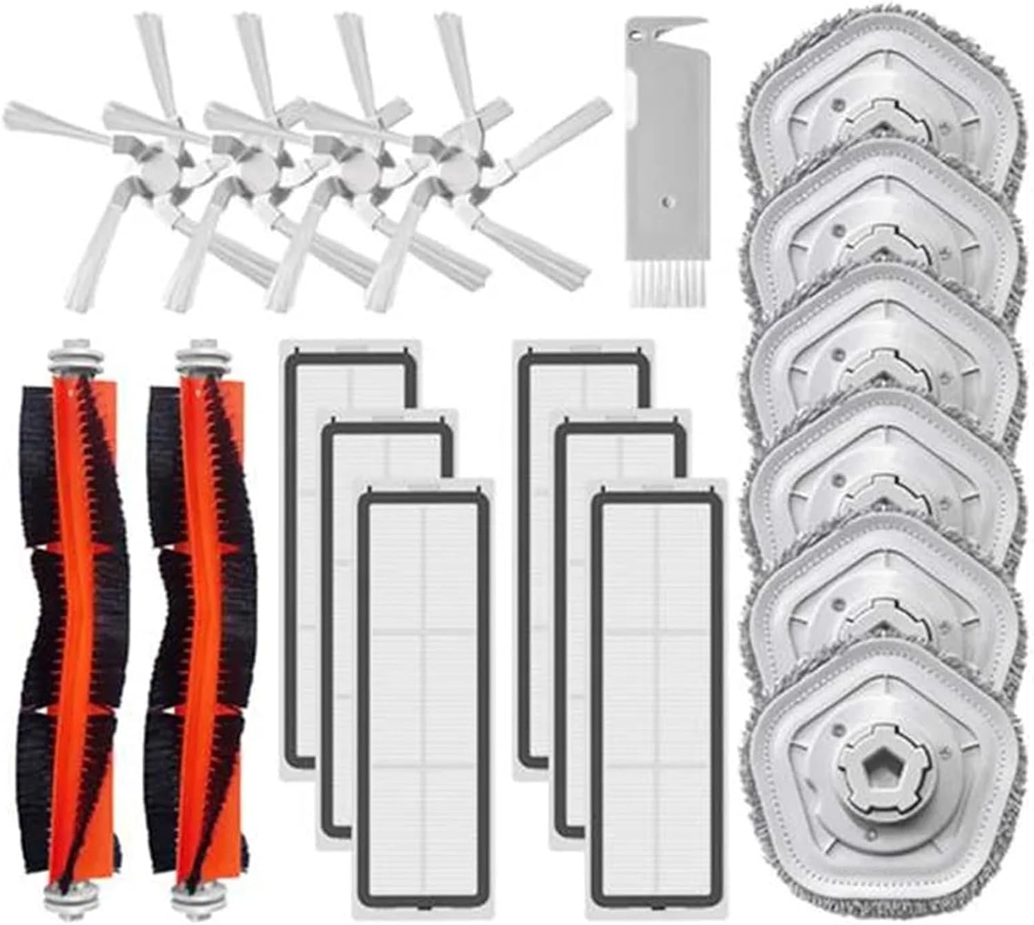 Compatible For Dreame Bot W10 W10 Pro Robot Vacuum 5-in-1 Maintenance Kit With HEPA Filter(W10 18PCS SET)