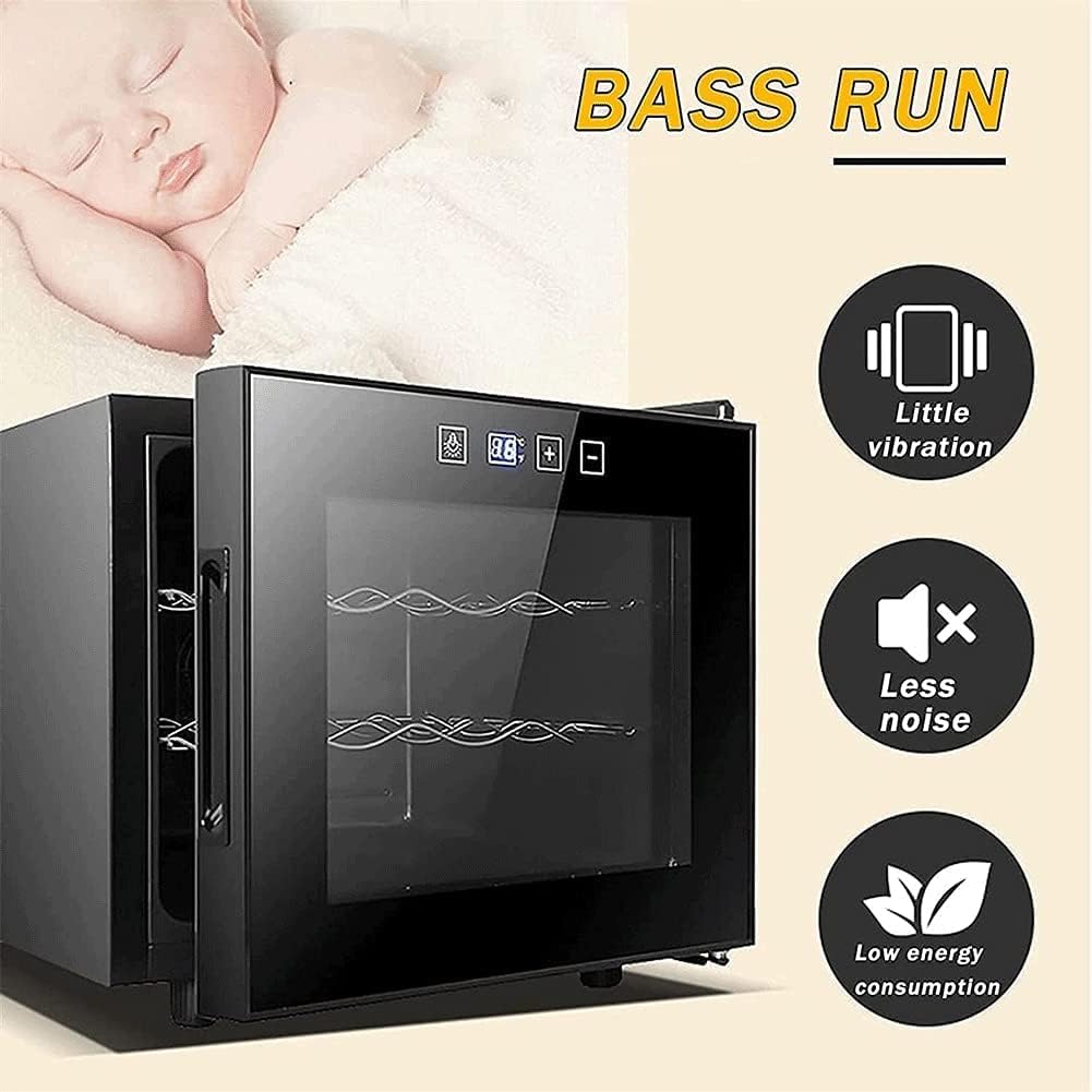 49L Wine Cooler/Fridge Beverage Refrigerator Small Mini Red & Cellar Beer Soda,Digital Temperature Display, Double-Layer Glass Door, Quiet Operation Compressor