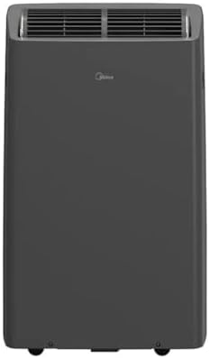 Midea DUO 10,000 BTU SACC Smart Inverter Portable Air Conditioner, Grey MAP12S1TGR-S