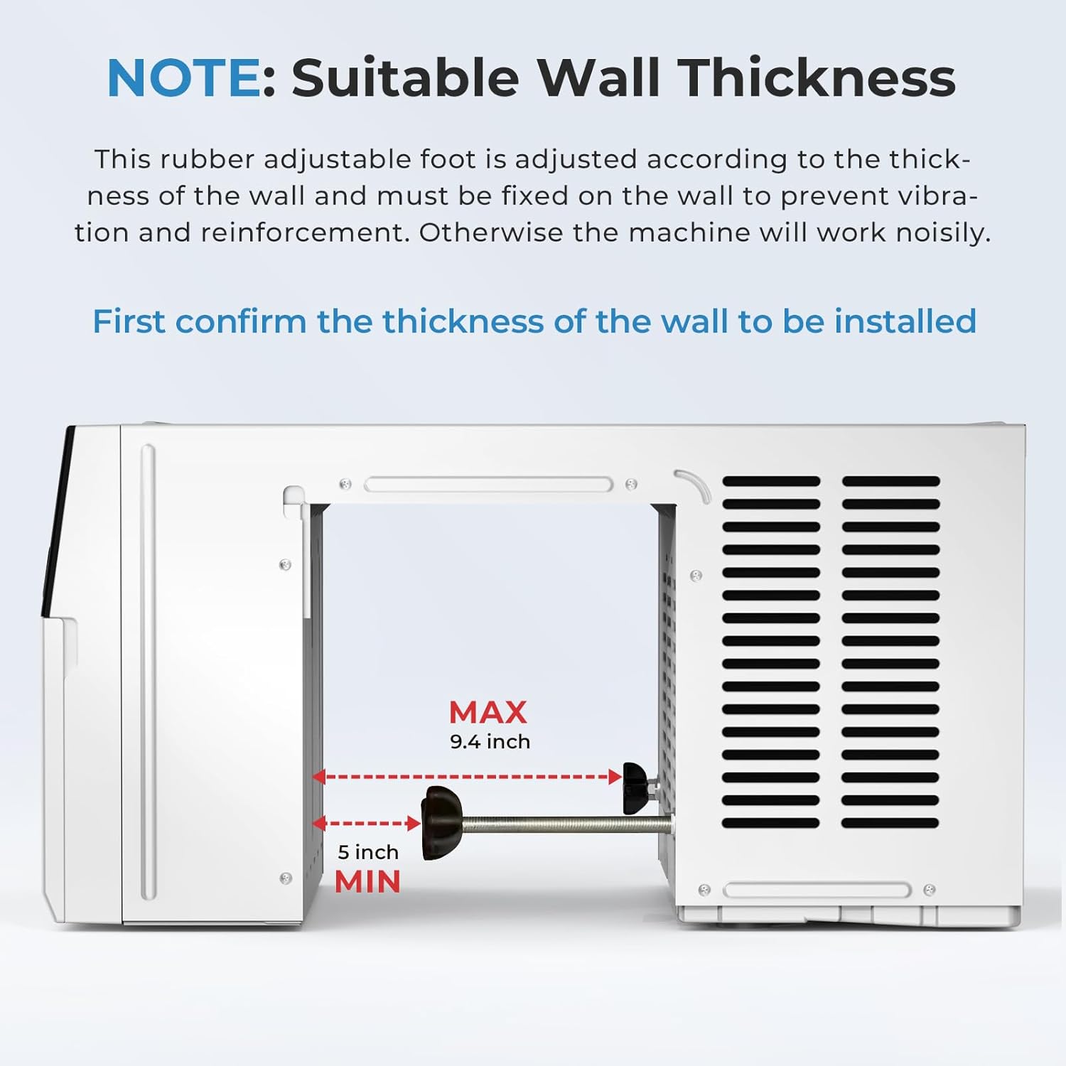 U-shaped Window Air Conditioner, 12000 BTU Window AC Unit Cools Up 550 Sq.ft, Saddle Air Conditioner Window Unit with Cooling, Dehumidifier and 3 Fan Speeds, 24-hour Timer, Installation Kit