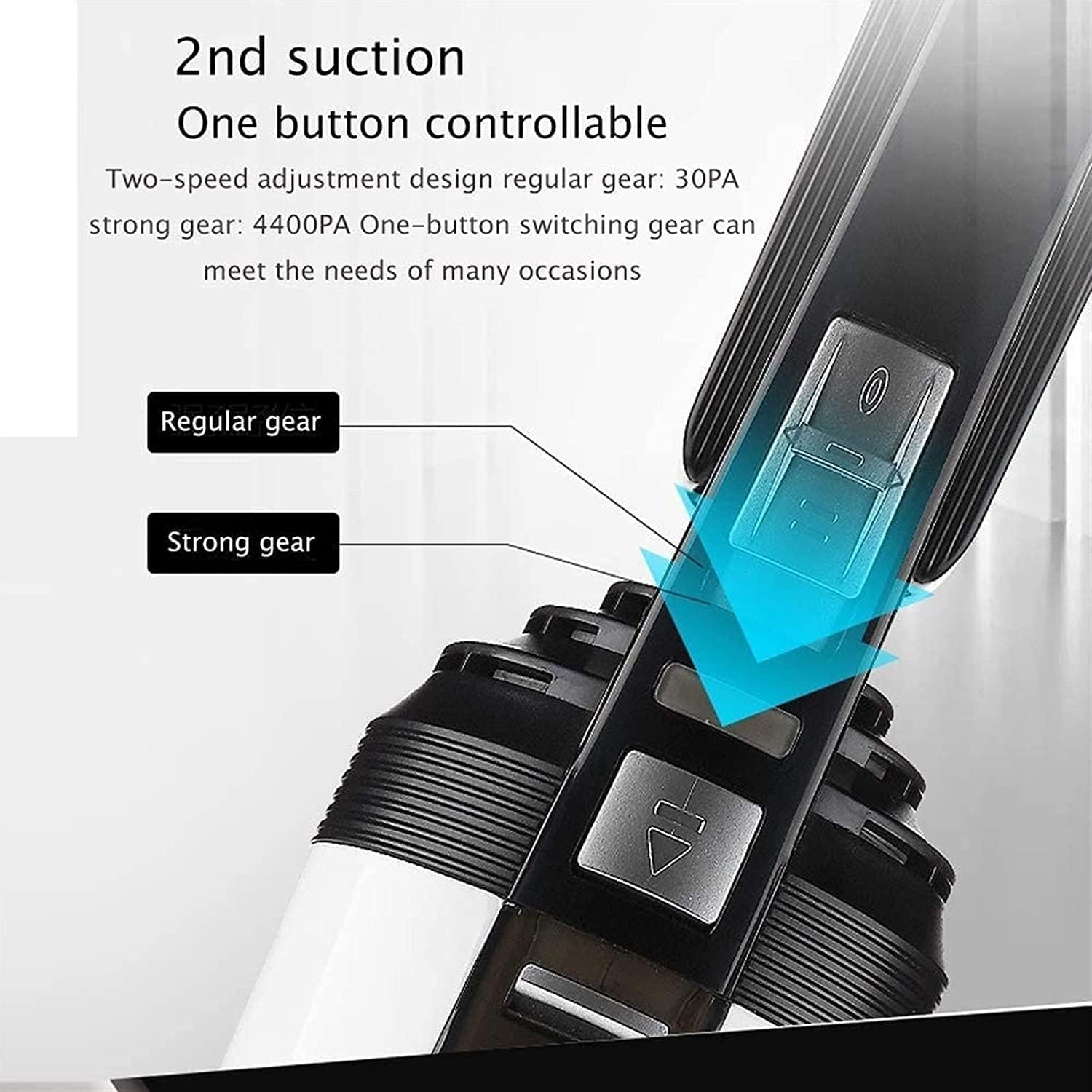 Handheld Vacuum Cordless 4.4KPa, 1.1LB Lightweight Hand Vacuum Cleaner with Upgraded Brushless Motor & Single Touch Empty, Car Vacuum Cordless with Car Charger/Charging Dock