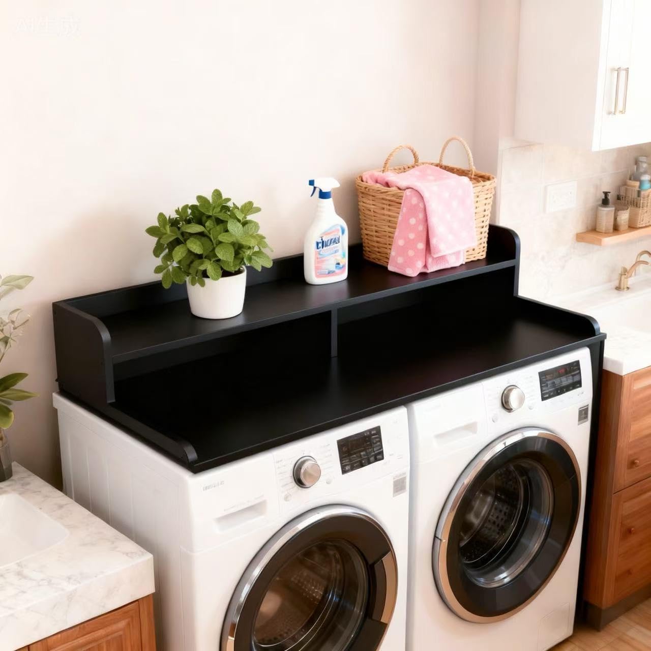 NET MEYA 2-Tier Washer and Dryer Countertop, 54