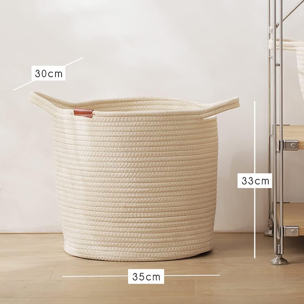 INLIMA Appliance Shelf for Kitchen Desktop Storage Box, Woven, Simple Home Furnishing, Small Sundries Basket, Cosmetic Storage Basket, Dirty Clothes Basket，size：20 * 15 * 8cm (Size : X-Large)