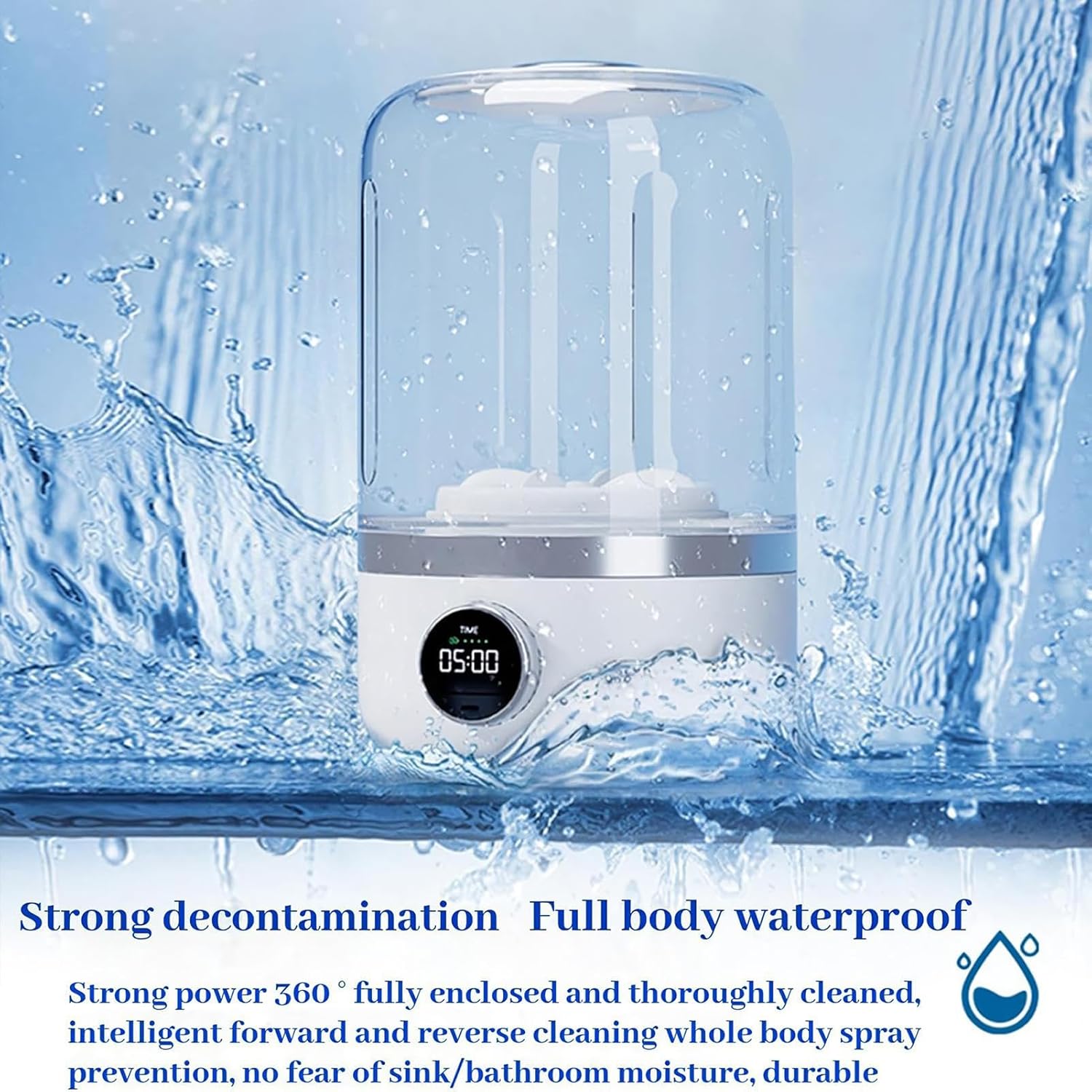 Ye02 Mini Washing Machine, Portable Cordless Underwear Washer Machine, Mini Laundry Washer with 2 Modes Cleaning for Underwear, Socks, Travel, Camping, RV