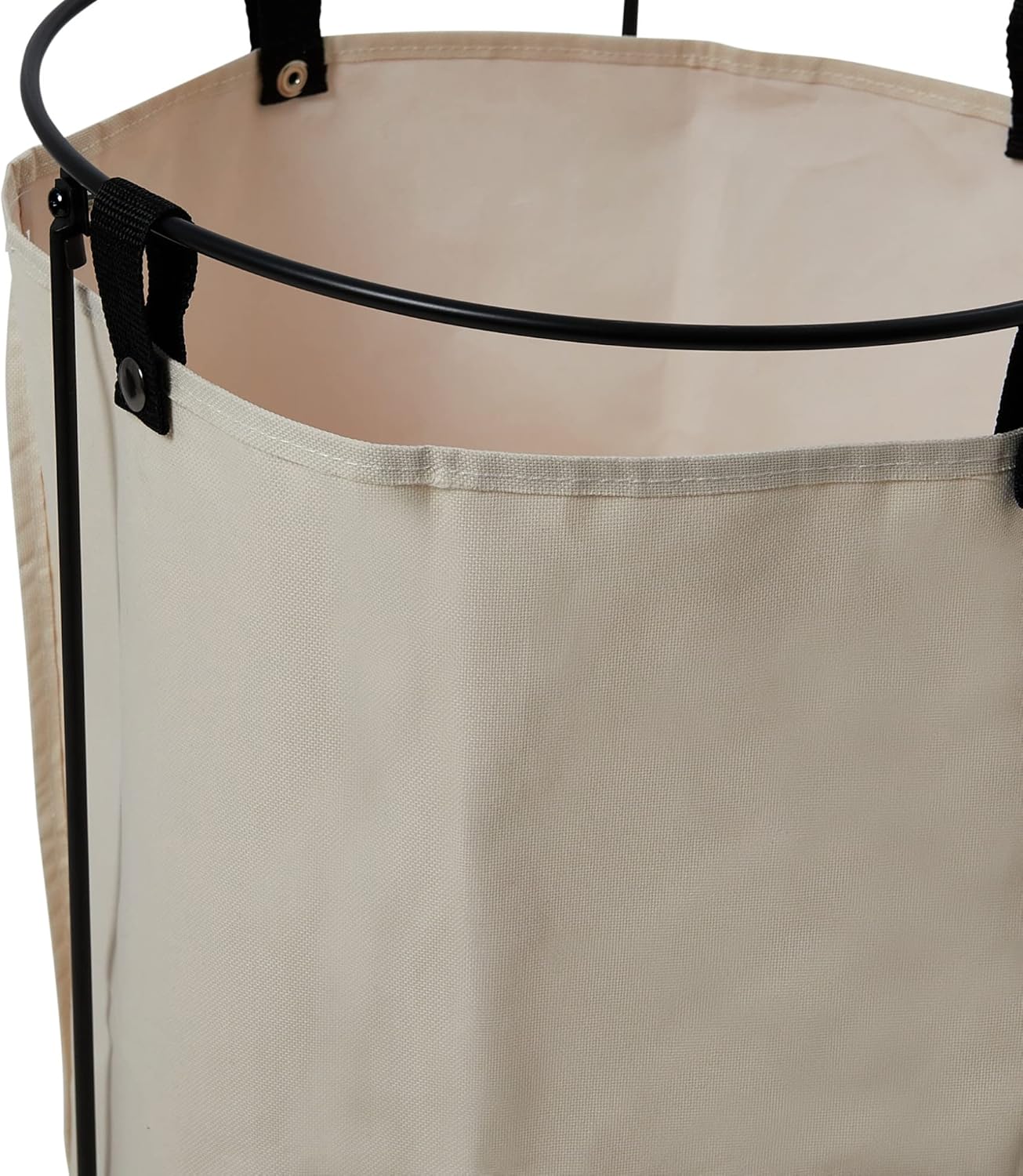 Household Essentials Iron Laundry Hamper with Removable Bag