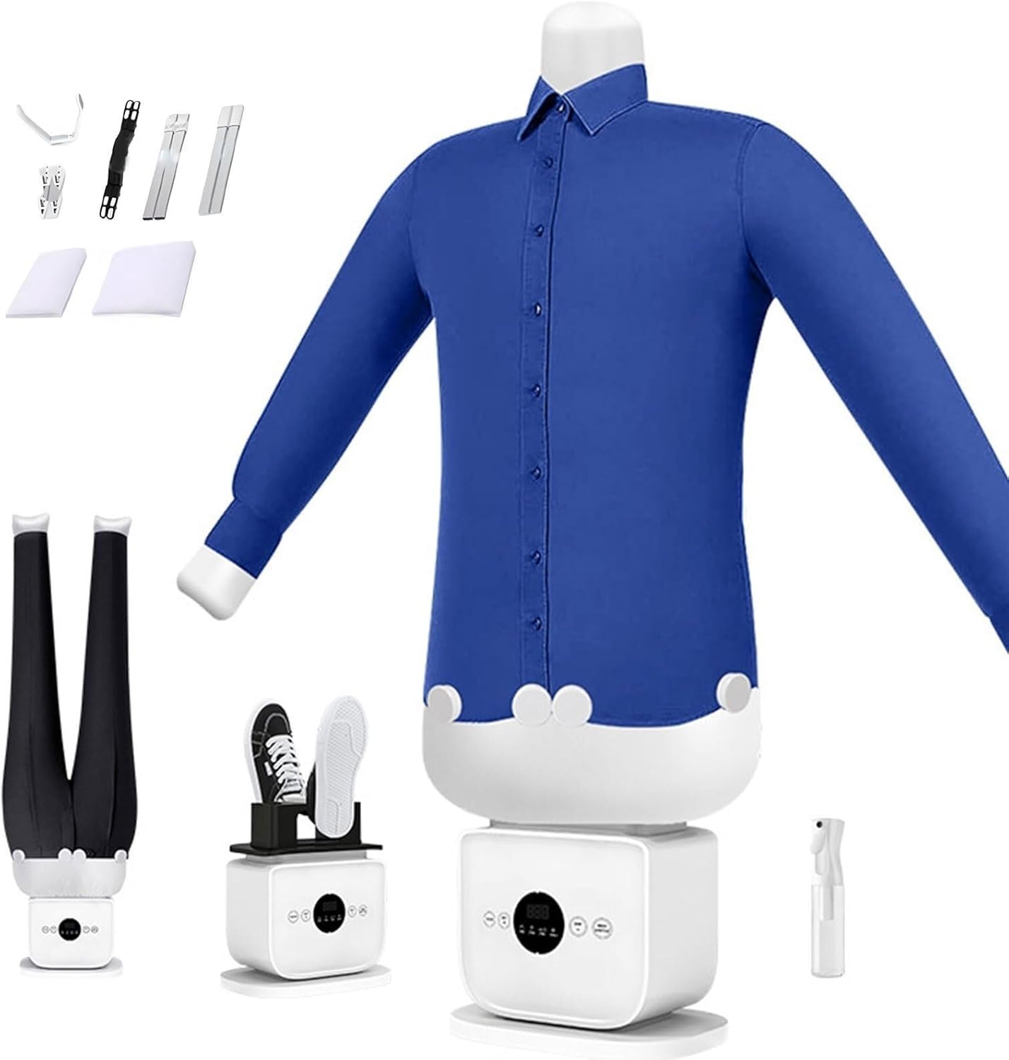 Shirt Iron, 2026 New Automatic Ironing Machine, 8 Minutes Quick Ironed Dry, 360° Without Blind Spots Drying, Time & Temperature Adjustable, for Shirts/shoes/pants/skirts