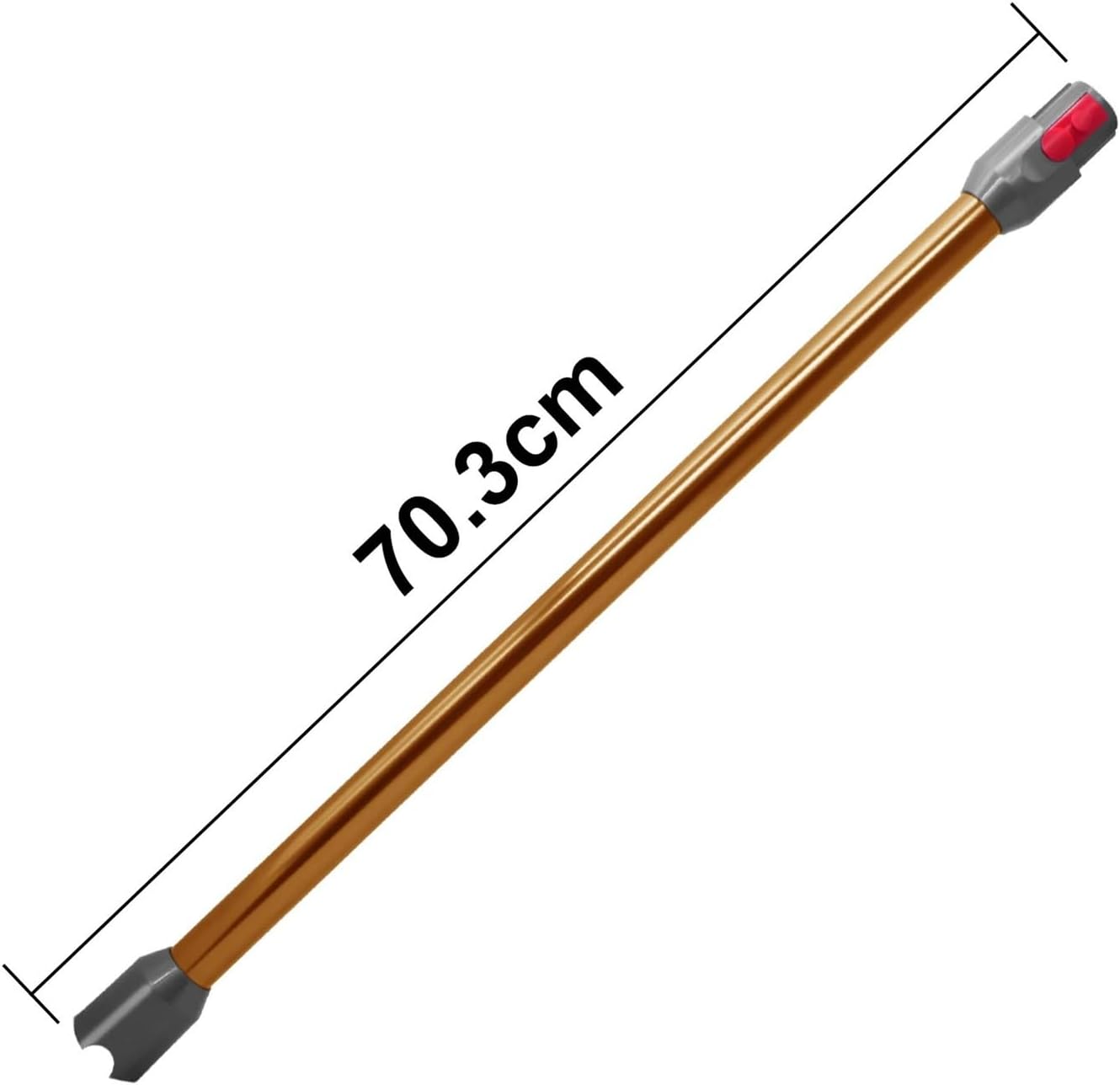 Extension Rod ，Compatible For Dyson， V10 V12 Slim Metal Aluminum Straight Pipe Bar Handheld Wand Tube Vacuum Cleaner Spare Accessories