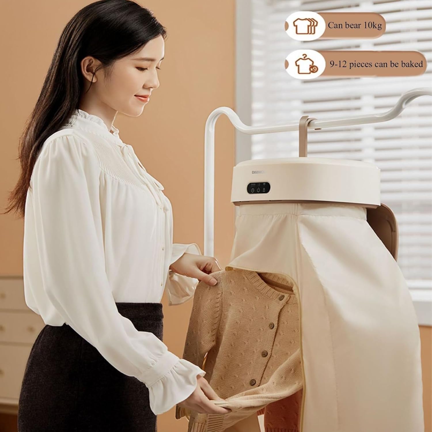 Generic Dryer, Household Small Clothes Dryer, Drying Clothes Dormitory Air Dryer, Foldable Portable Clothes Dryer