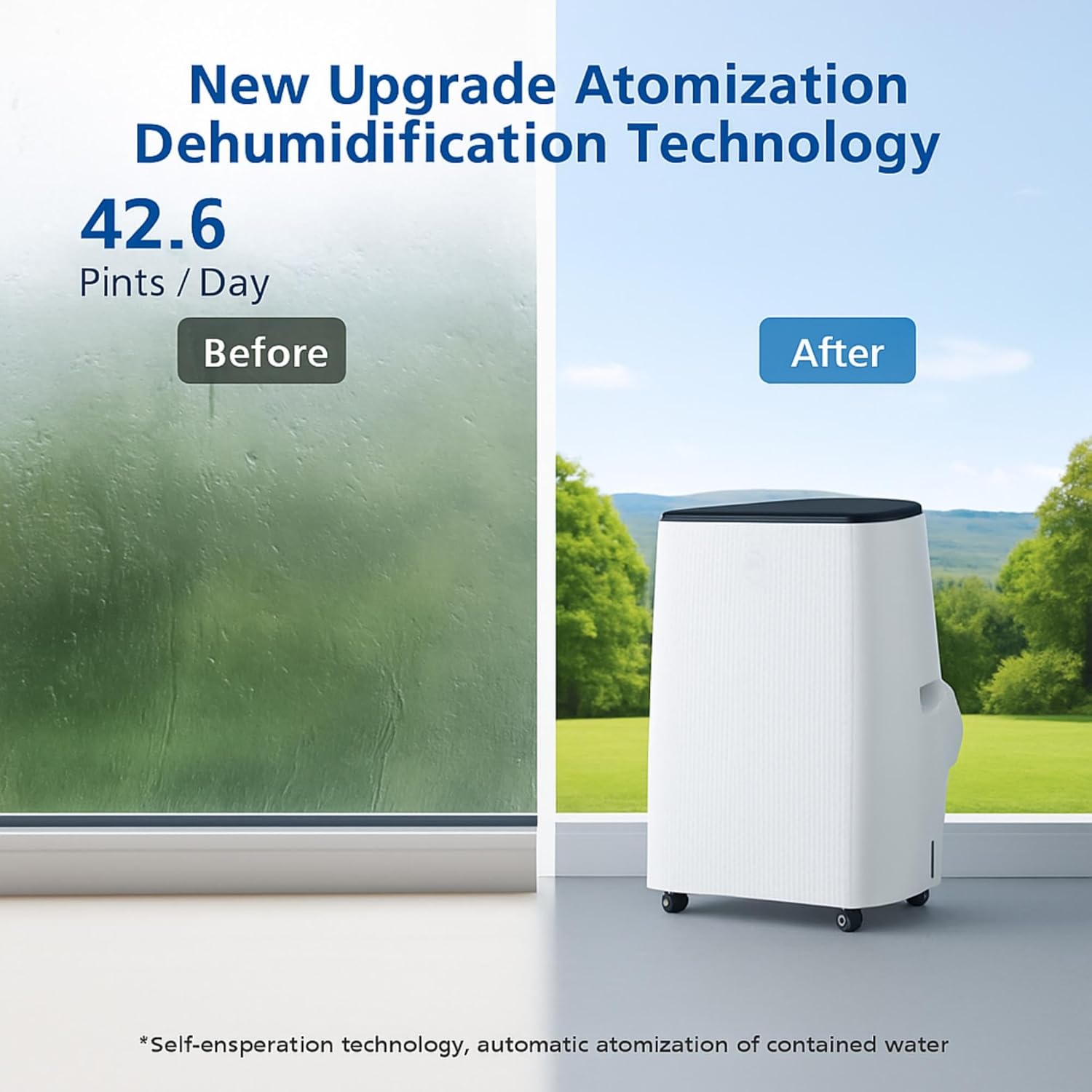 GAOMON 14000 BTU Portable Air Conditioner for Large Rooms up to 700 Sq.Ft - 3-in-1 Energy-Efficient AC Unit with Dehumidifier, 3-Speed Fan & Remote Control, Quiet Operation, Compact Design