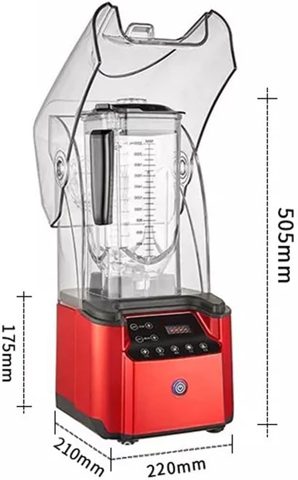 Electric Blender 2.2L Smoothies Blender, Commercial Blenders for Kitchen with Smart Control Panel, Quiet Broken Wall Cooking Machine, for Smoothies, Fruits, Shakes B(A)