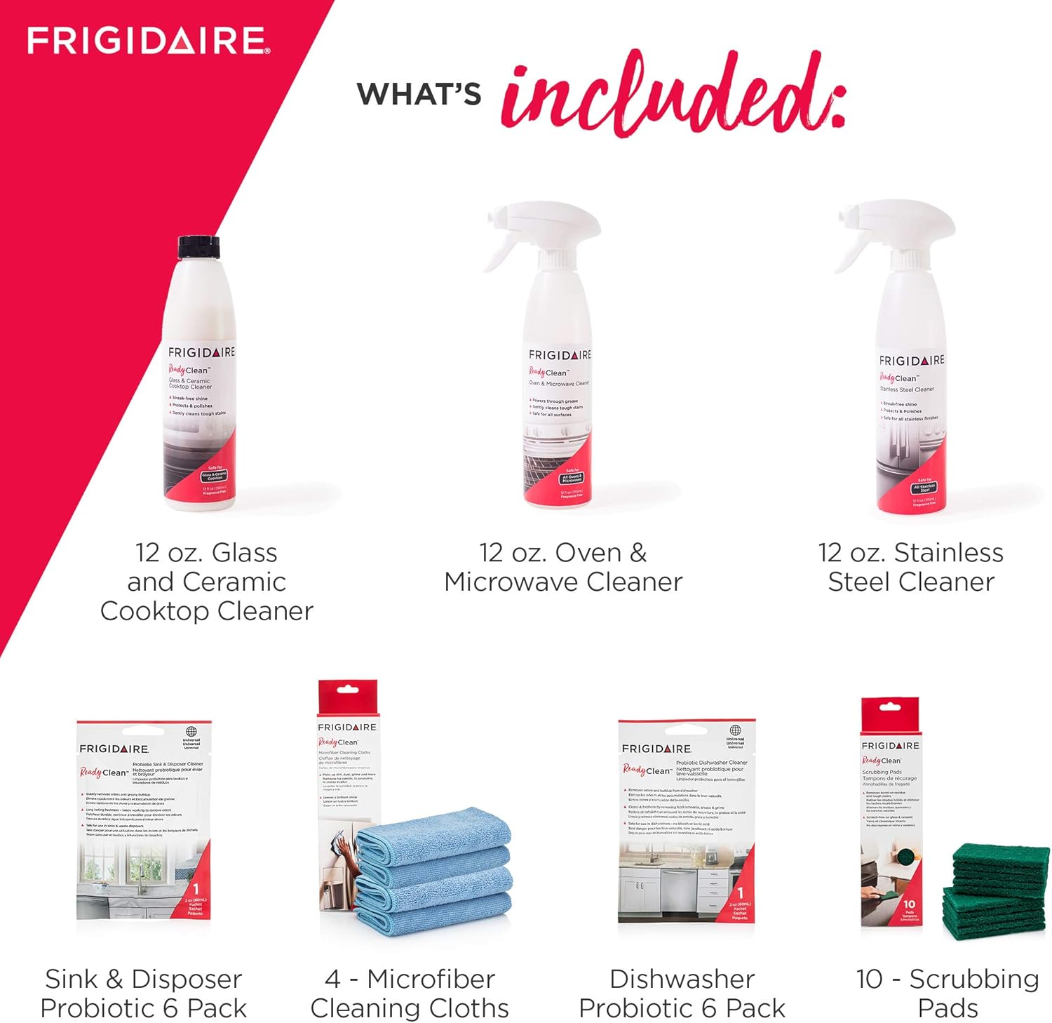 Frigidaire Ready Clean Kitchen Cleaner Bundle 10FFKITC01