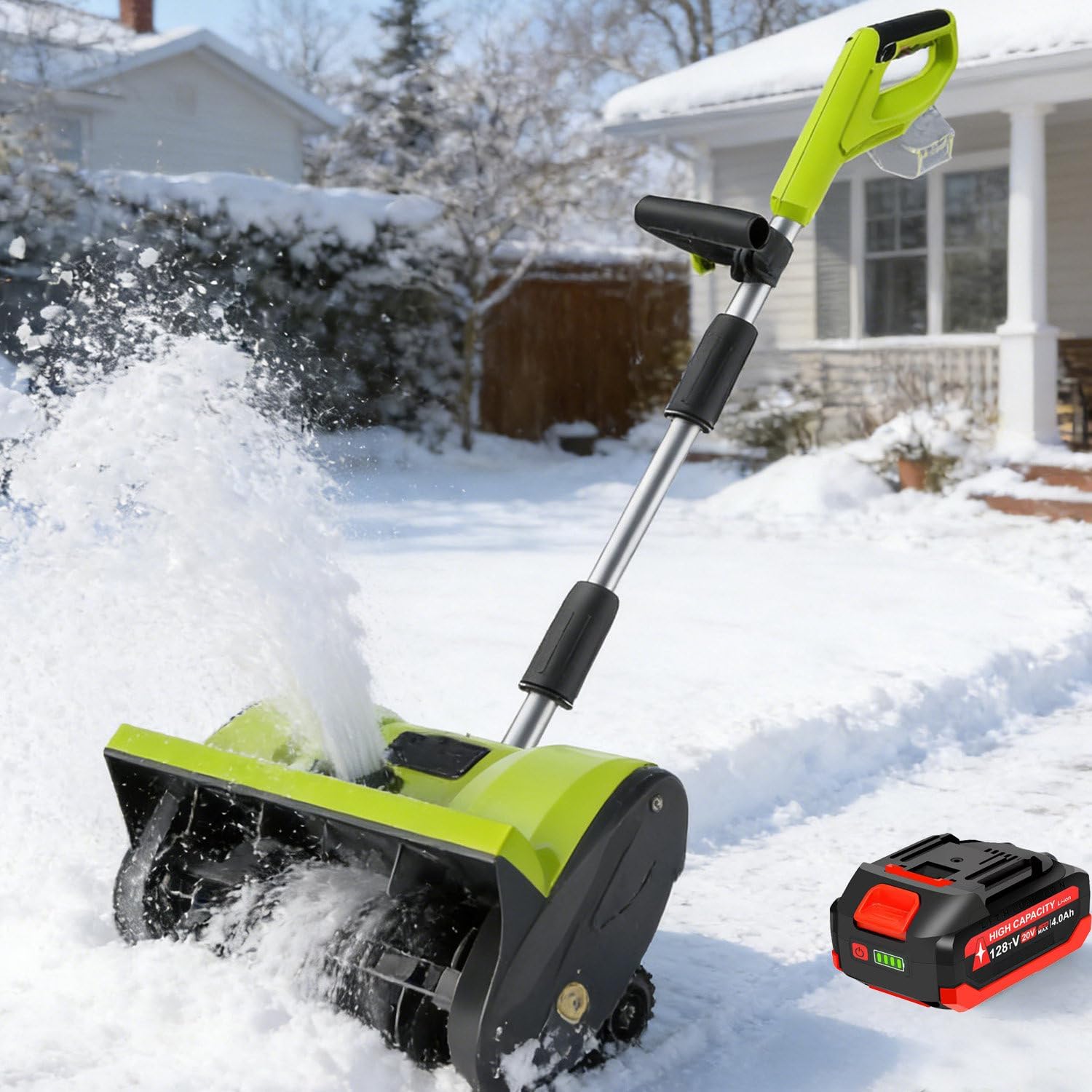 Brushless Cordless Snow Shovel, 13.5