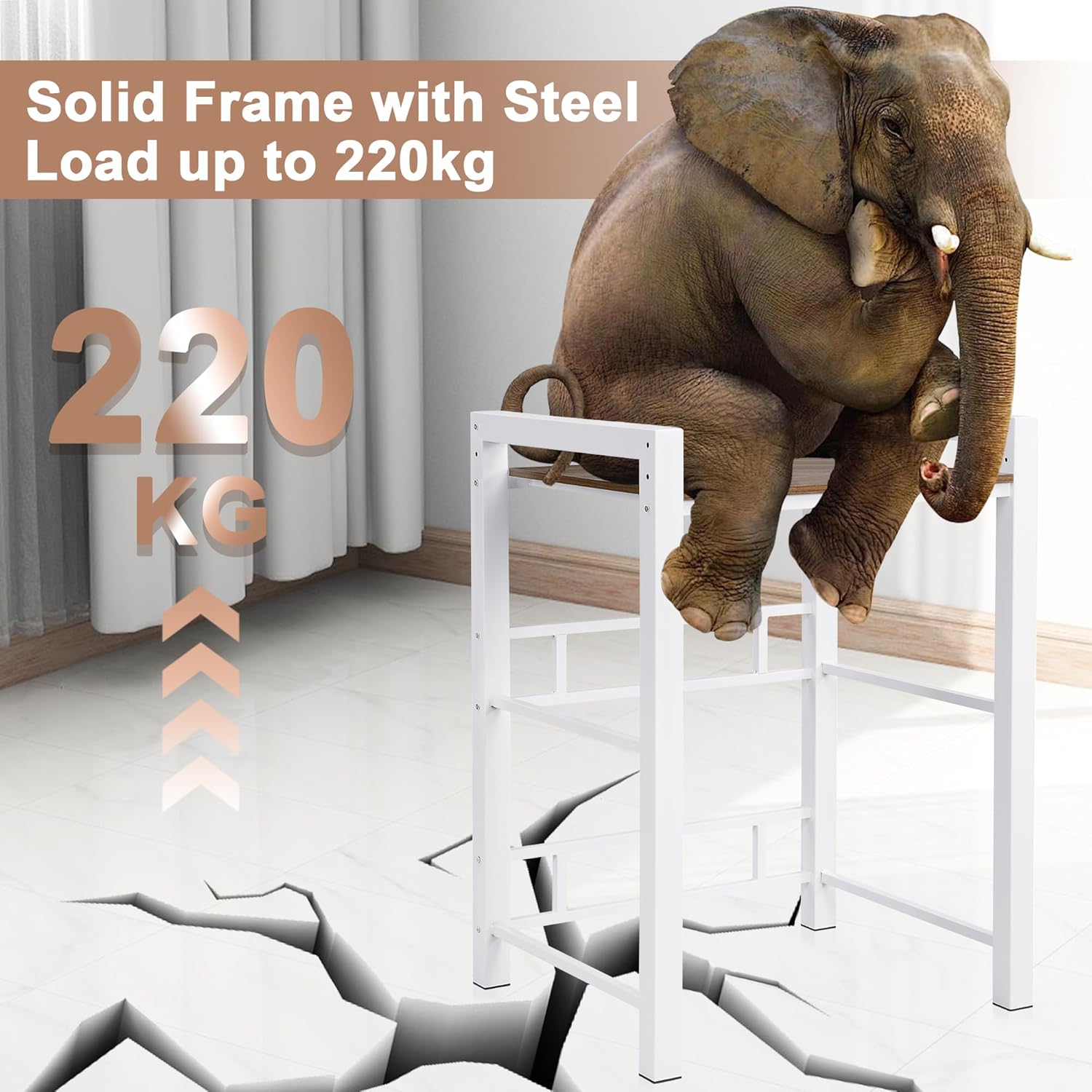 Washer Dryer Stacking Rack Stand, Over Washer and Dryer Shelves, 3 Height Adjustable Over The Washer and Dryer Storage Shelf, Laundry Shelves Load Capacity 300 kg, for Bathrooms Laundry Rooms (White)