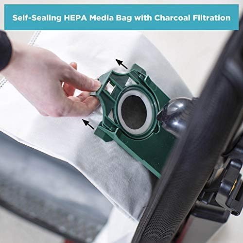 Simplicity Vacuums Freedom Cordless Vacuum Bundle with 6 Extra Bags, Lightweight, Battery Powered, Auto-Adjusting Brushroll for Carpets and Hard Floors, Super Powerful Suction