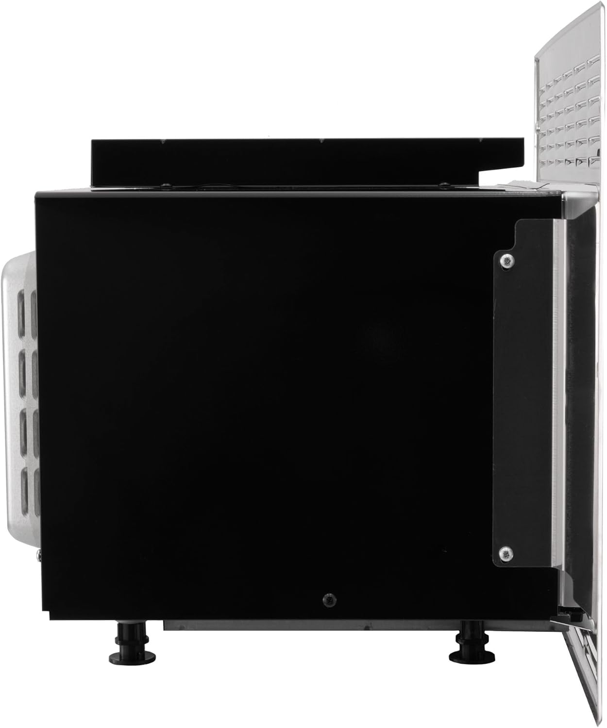 Tough Grade RV Convection Microwave | Built-In 1.1 Cu. Ft. Oven | 10 Power Levels, Speedy Cook, Multi-Stage Cooking | Stainless Steel | Direct Replacement for Greystone | 120V Built-In Design