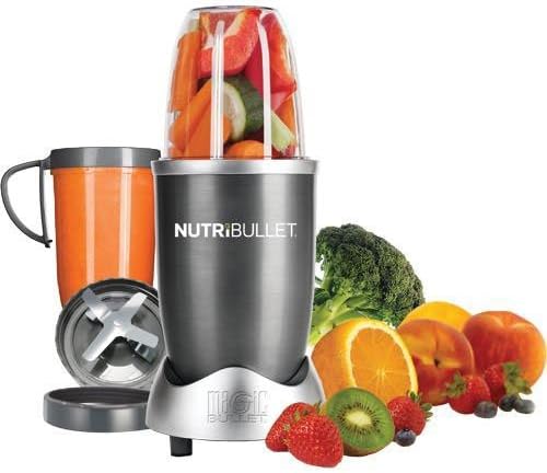NutriBullet 8-Piece High-Speed Blender/Mixer System Gray