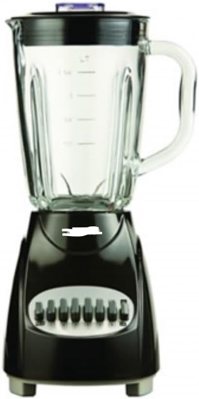 12 Speed Blender with Glass Jar in Black