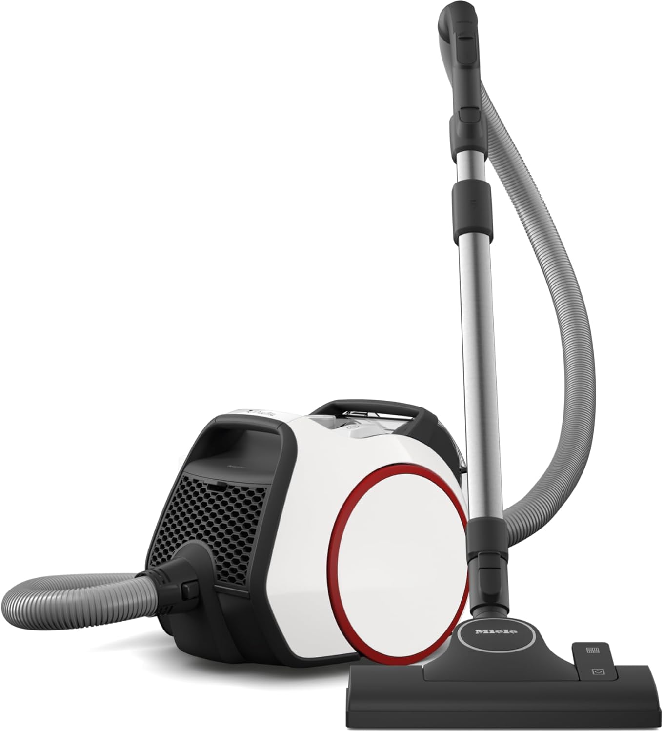 Miele Boost CX1 PowerLine SNRF0 Bagless Canister Vacuum Cleaner in Lotus White, Compact