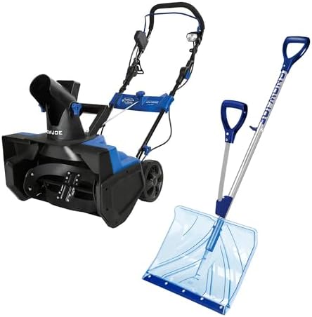 Snow Joe Ultra 15 Amp Electric Snow Thrower & Shovelution 18” Snow Shovel Combo