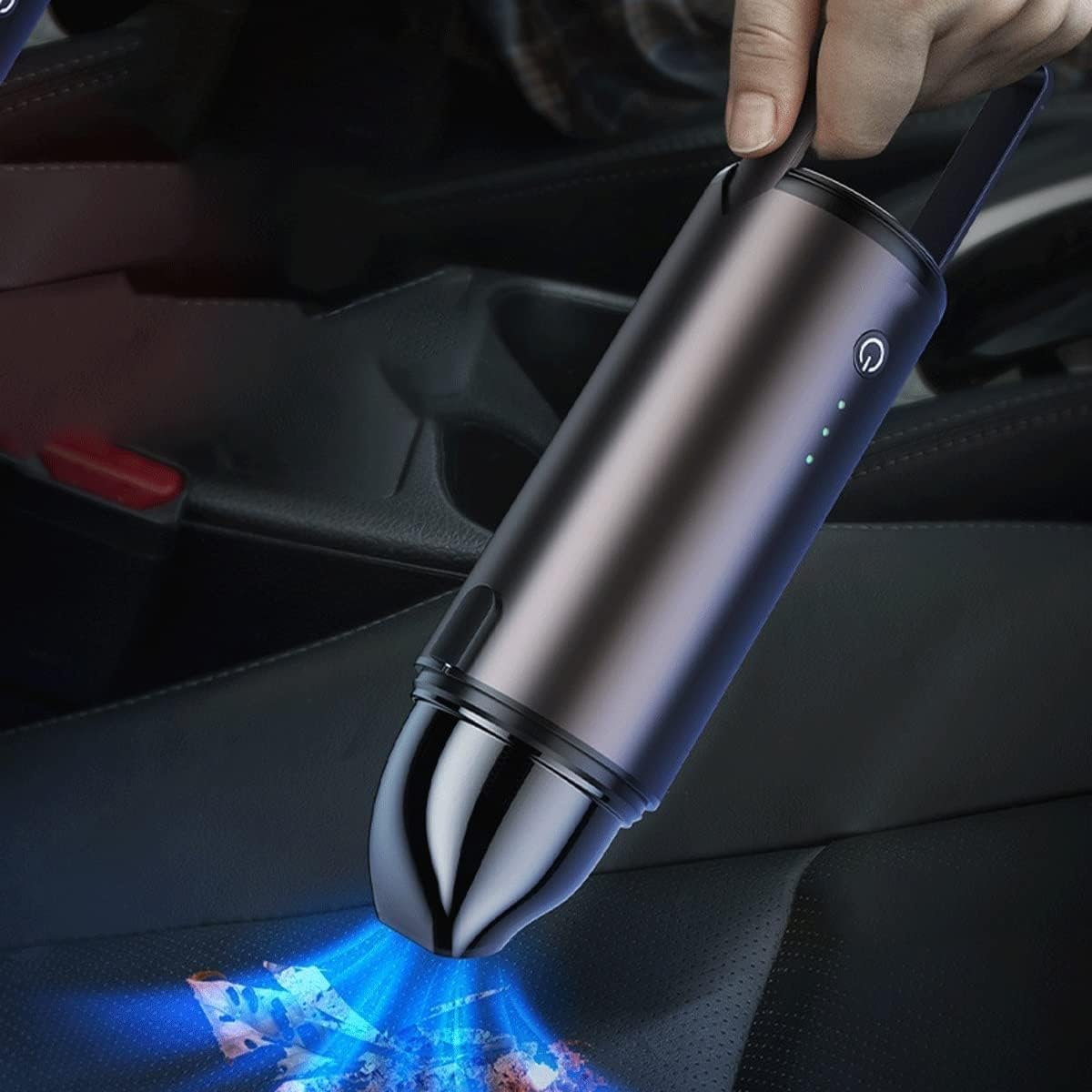 Handheld Vacuum Cordless, Rechargeable Car Vacuum Cleaner, Mini Hand Vacuum with 5000 Pa Powerful Suction, Portable Hand Held Vacuum for Car Pet Hair Hardwood Floor Home