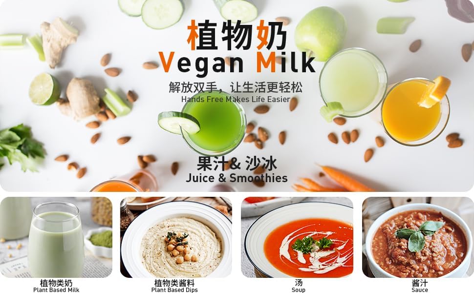 Joyoung Y1 Intelligent Soymilk Machine Fully Automatic Food Blender Multifunction Self-Cleaning Soybean Milk Maker Y1-US02 (White)