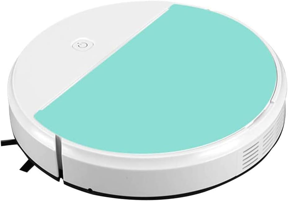 Smart Sweeping Robot Cleaner 3-in-1 Smart Sweeping Robot Strong Suction Vacuum Cleaning Home UV Cleaning Sweeper for Floor and Pet Hair Blue (Green)