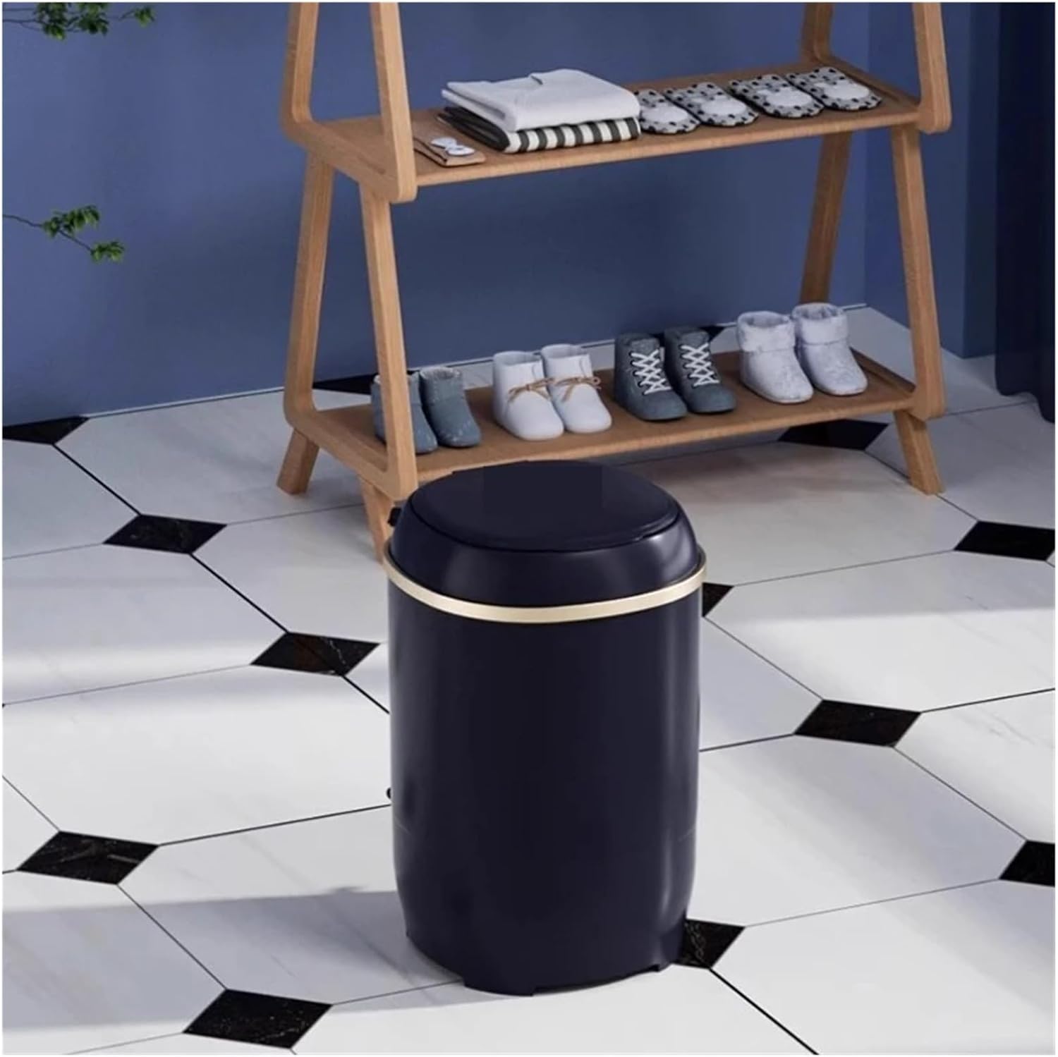 Mini Small Washing Machine Special For Socks And Underwear Semi-automatic Washing And Draining Washing Machine,for Travel,Camping, RV & Dorms(Black)