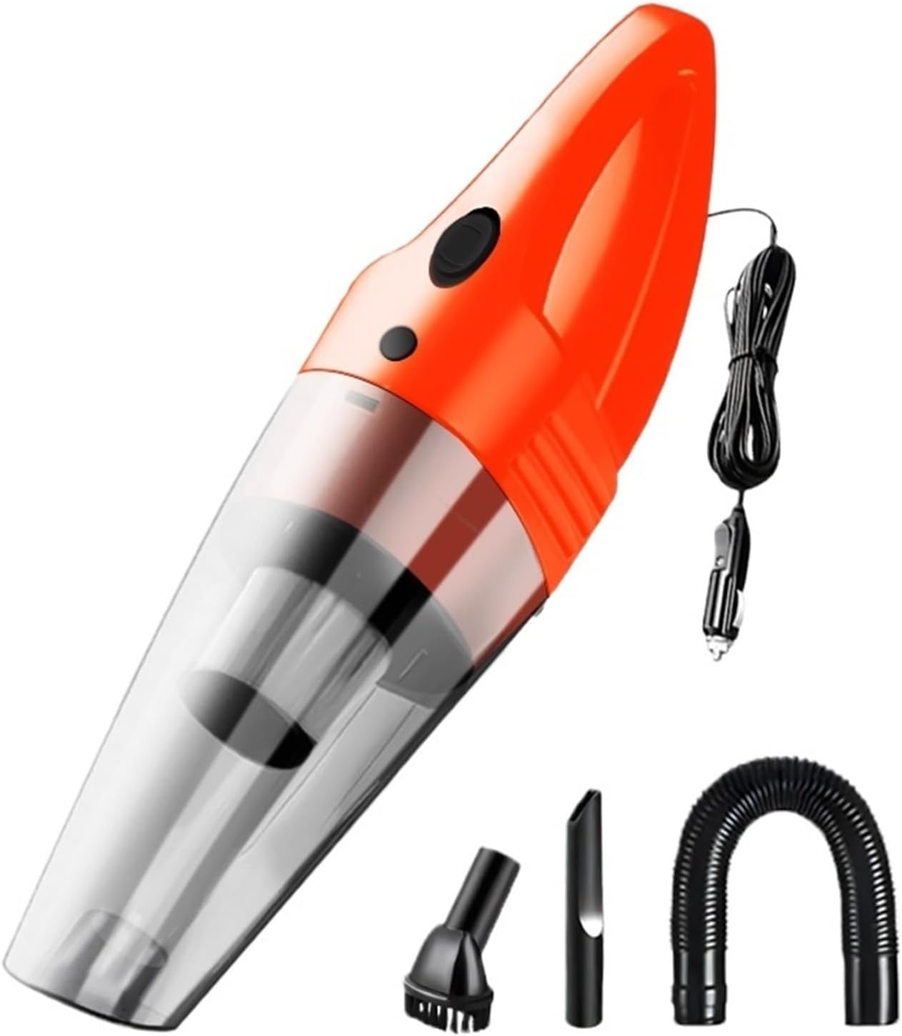 The car Portable Vacuum Cleaner can Absorb All Kinds of Garbage Such as dust and Food residues in The Gaps in The car(Orange)