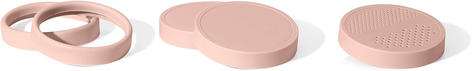 Beautiful Personal Blender Set with 12 Pieces, 240 W, Rose by Drew Barrymore