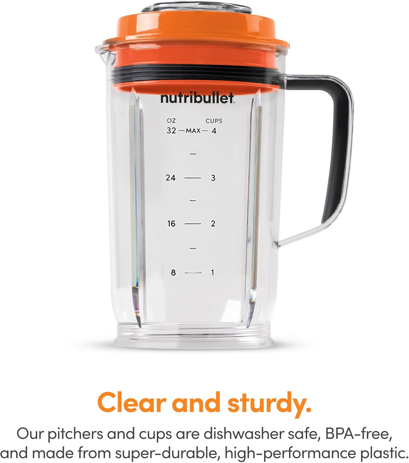 NutriBullet NB50200OR Select 1000 Watt Orange, 32 oz