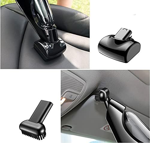 Handheld Vacuum, Portable Lightweight Vacuum Cleaner with 5000Pa Powerful Suction & HEPA Filters, Very Suitable for Car Cleaning and Pet Hair (Black)