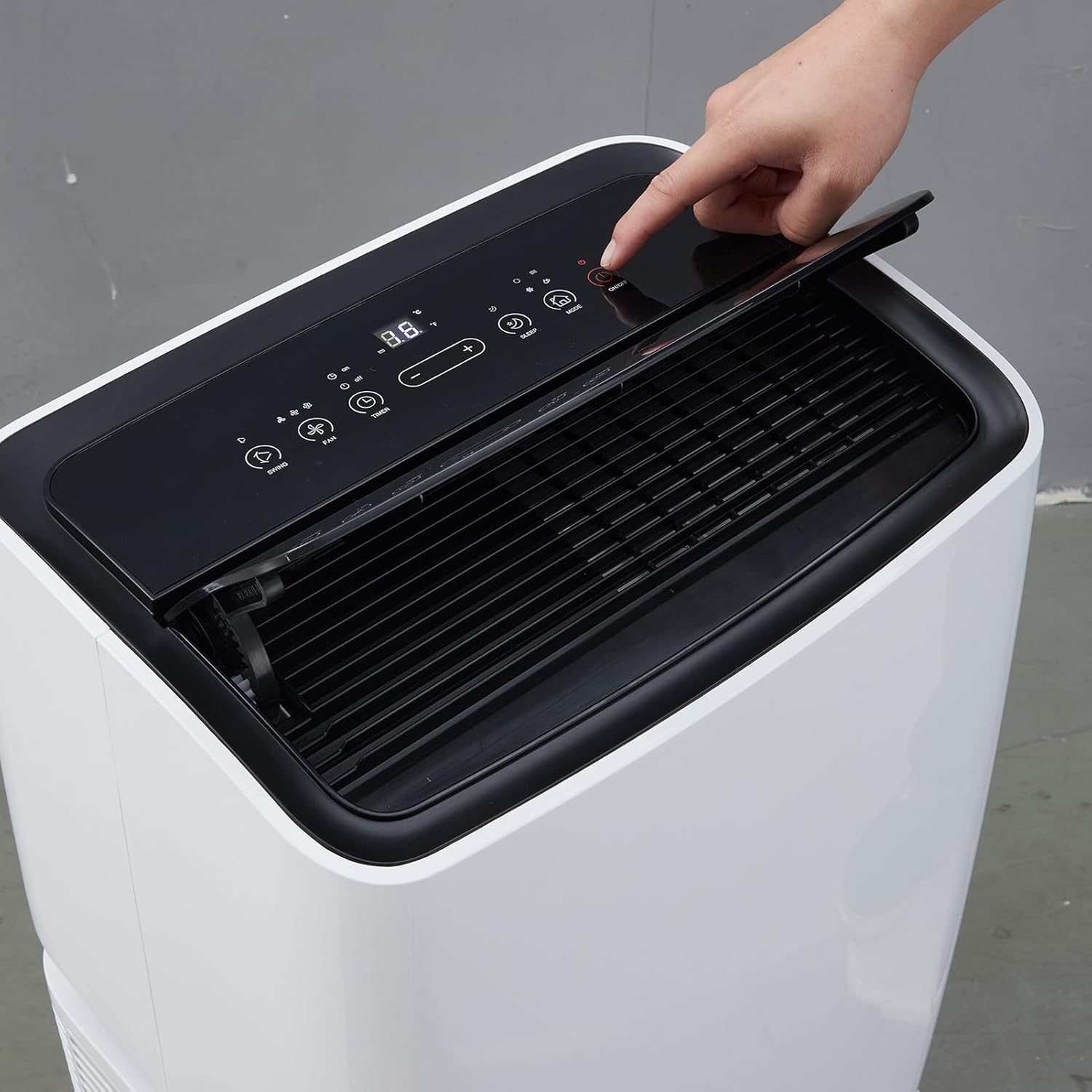 12,000 BTU Portable Air Conditioner 3-In-1 Cooling/Dehumidifier/Fan, Portable AC Unit for Rooms Up to 550 Sq. Ft. with Remote Control/Wheels/Window Kit, Easy to Move