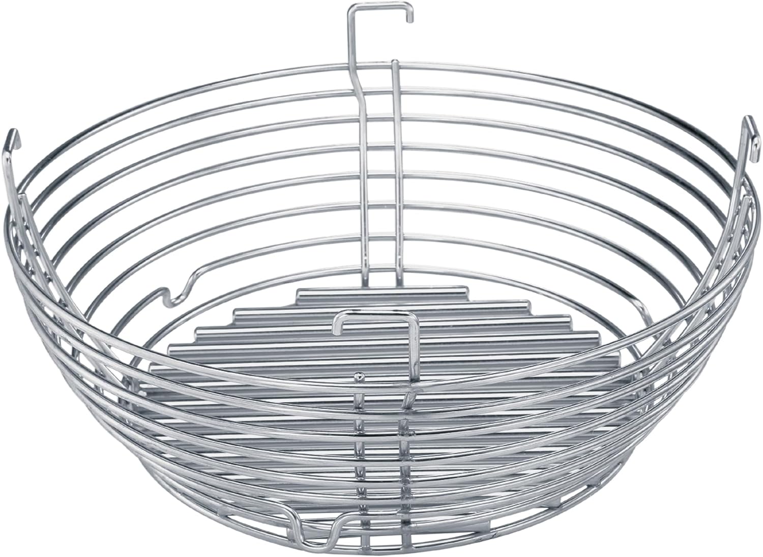 Kamado Joe Stainless Steel Charcoal Basket Grill Accessory to Create Multiple Cook Zones for All Big Joe 24-inch Charcoal Grill and Smokers, Model BJ-MCC23