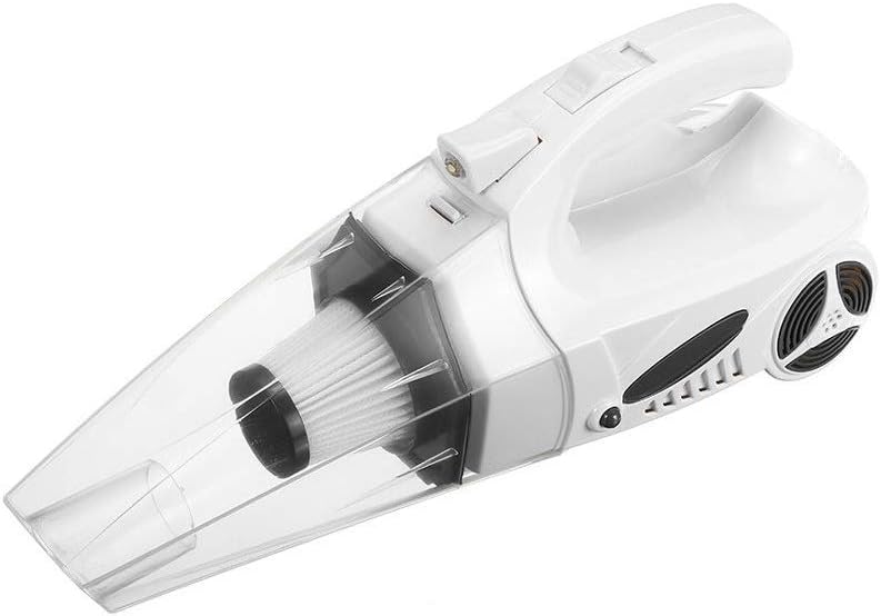 4-in-1 Handheld Car Vacuum Cleaner with Digital Tire Inflator Pump Pressure Wet and Dry Use Portable Vacuum Cleaner