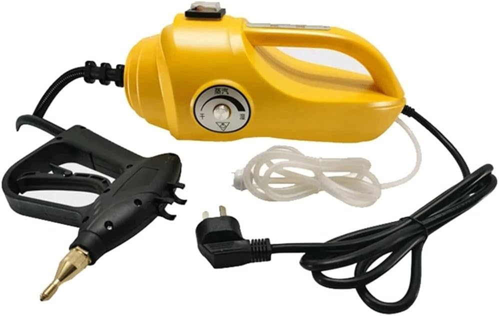 Multi-Purpose Handheld Pressurized Steam Cleaner with 6-Piece Accessories, Perfect for Stain Removal, Curtains, Car Seats, Floor, Window Cleaning(Yellow)